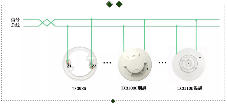 火灾探测器接线