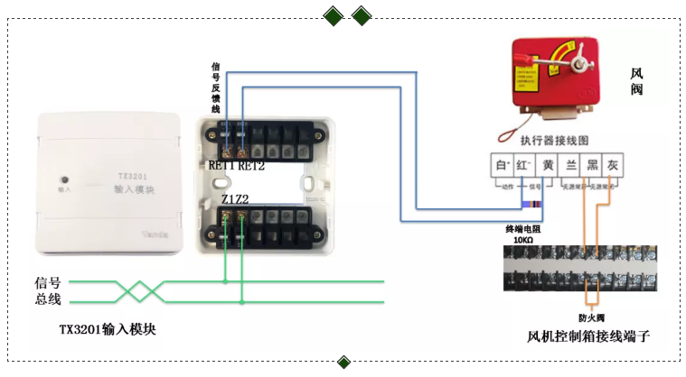 风阀模块接线